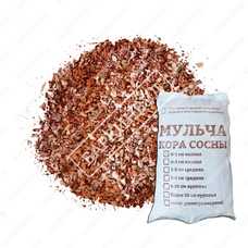Кора сосны 0-1 см (гумус) 60 л Премиум Дышащий мешок