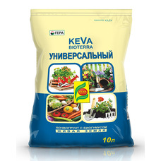 Грунт Универсальный с биогумусом KEVA BIOTERRA 10 л